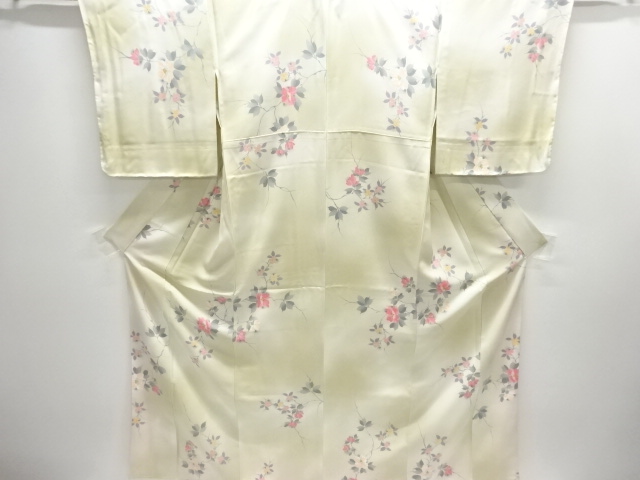 JAPANESE KIMONO / UNUSED KOMON / FLOWER BRANCH